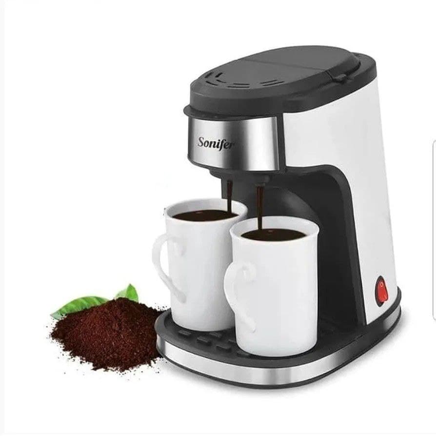 Espresso Coffee Machine with 2 Porcelain Cups – Sonifer 450W